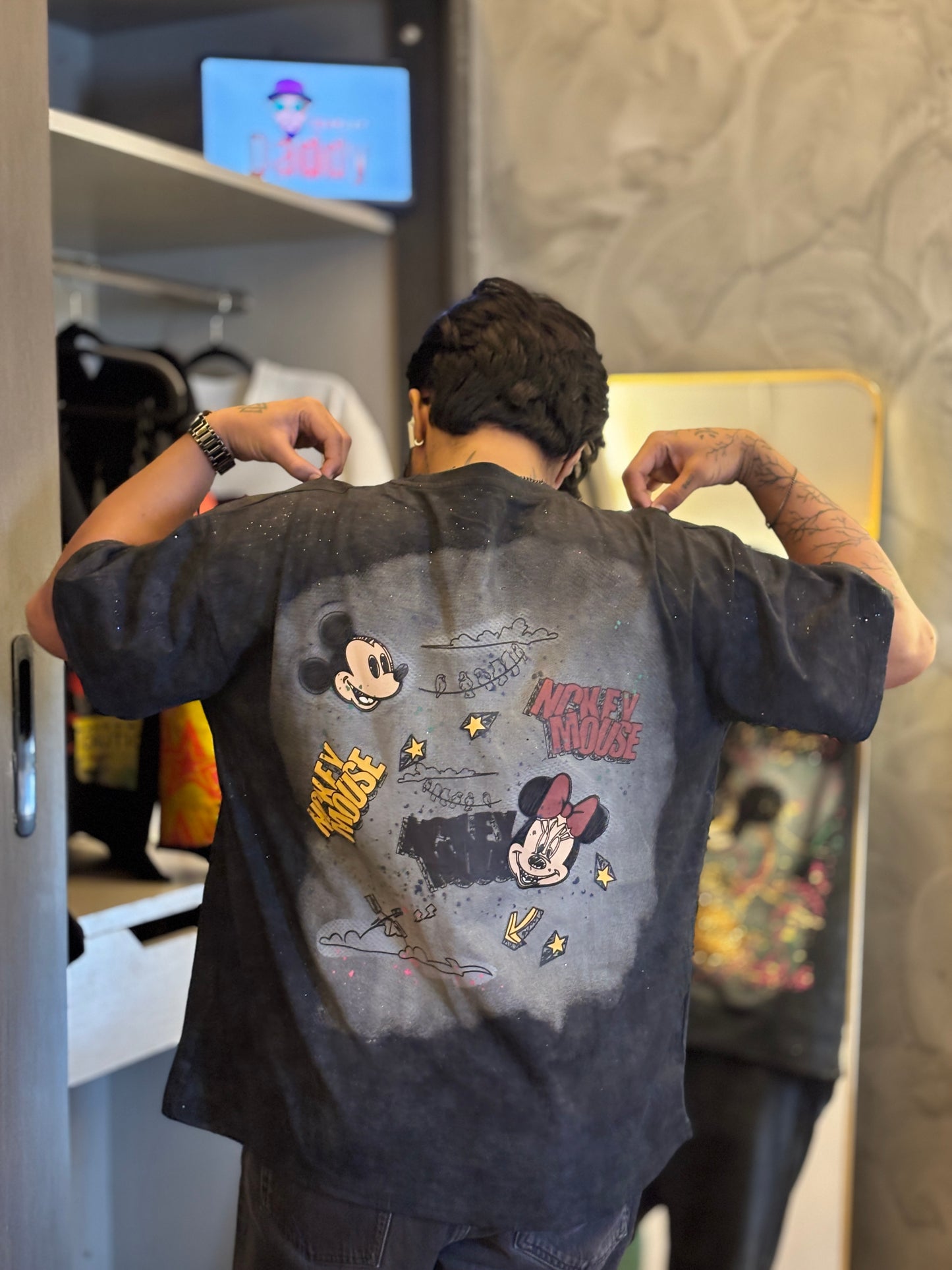 Glitch Mouse Sequin Tee