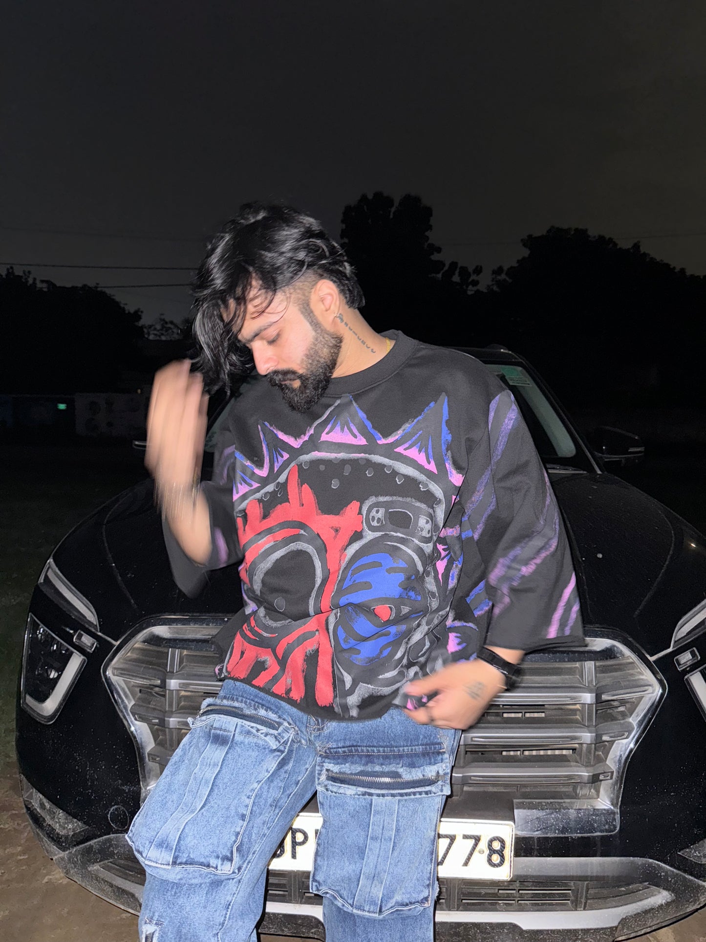 3:4th sleeve high man tee